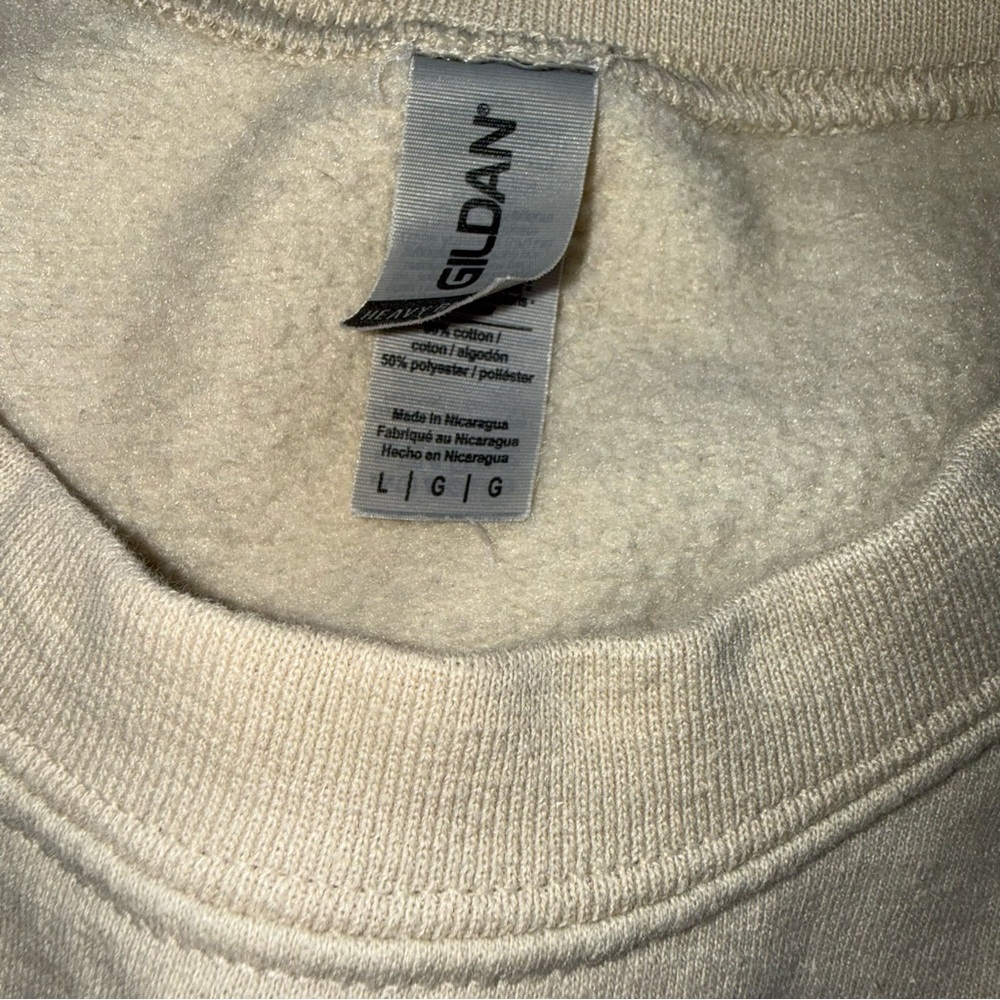 Tan MAMA Crew Neck Sweatshirt large - Picture 2 of 2